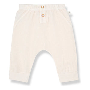 1+ in the family - Sunion Waffle Pants | Ecru