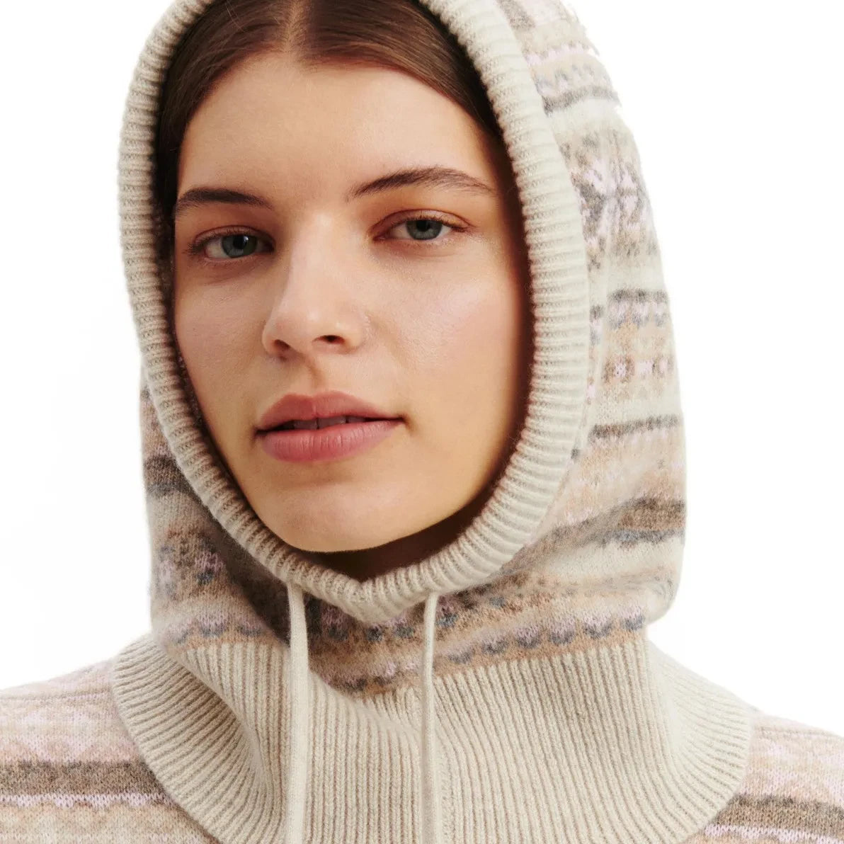 Bompard - Fair Isle Cashmere Hooded Top