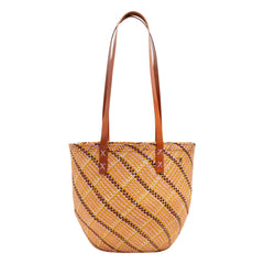 Guanabana - Cabas Canasto Leather Handle | Apricot