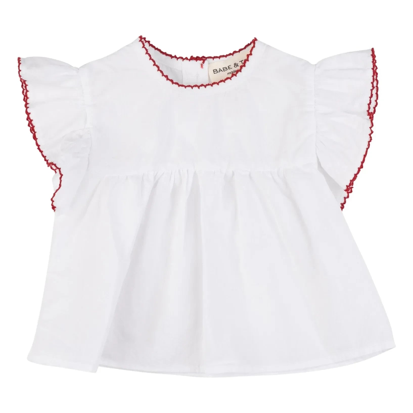 Babe & Tess - Luisa Fisto Blouse | White