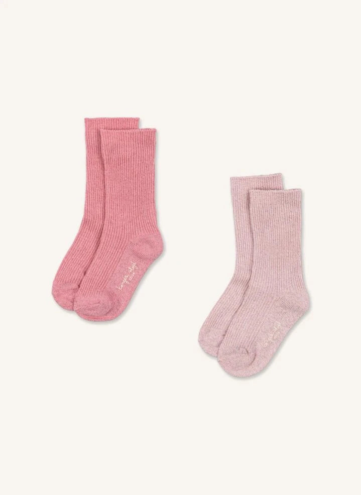 Konges Sløjd - 2-Pair Sparkly Sock Set | Pink