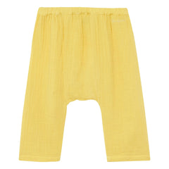 Bonton - Laos Cotton Gauze Pants | Yellow