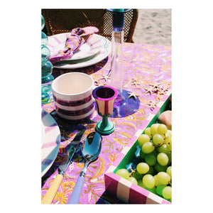 Anna + Nina - Arctic Candle Holder | Blue