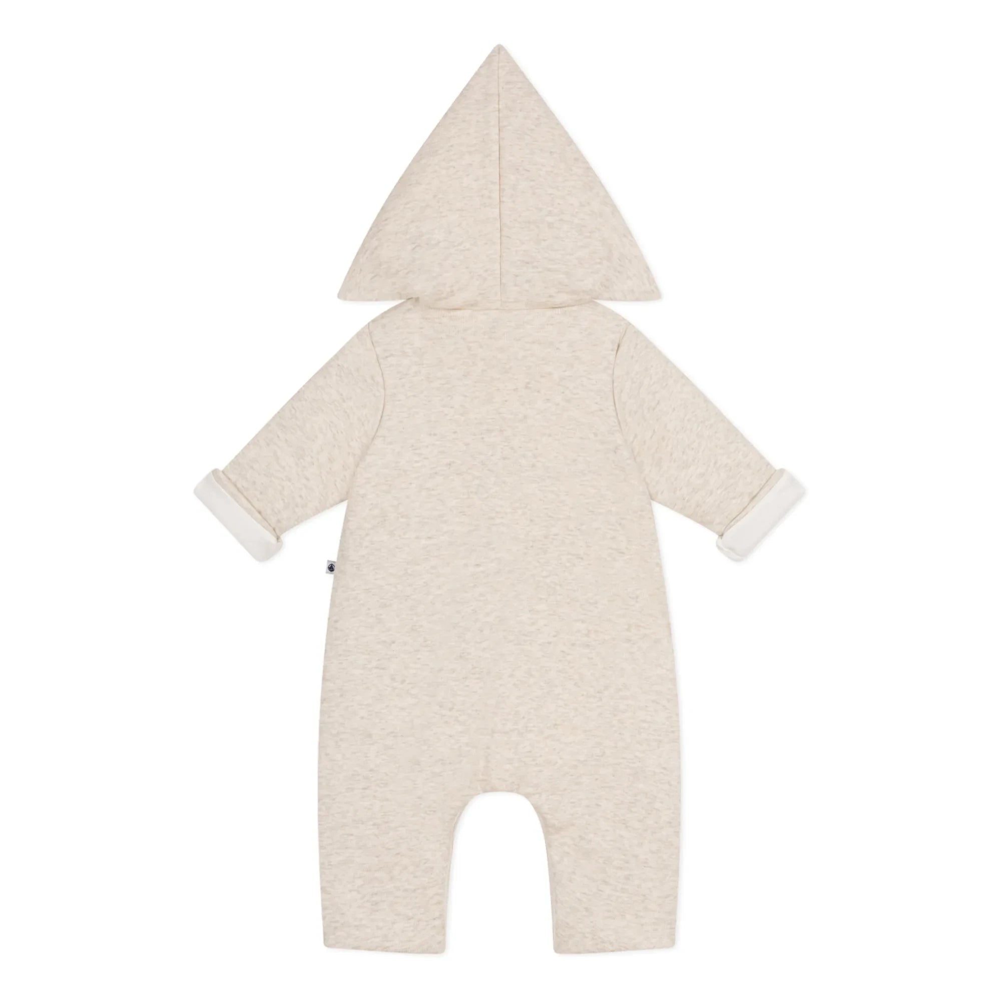 Petit Bateau - Maca Hooded Romper | Beige