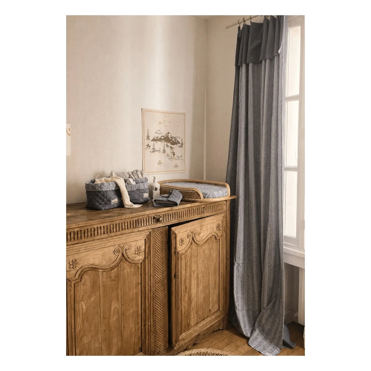Editions Aimable - Raoul reversible curtain | Ivory Gauze