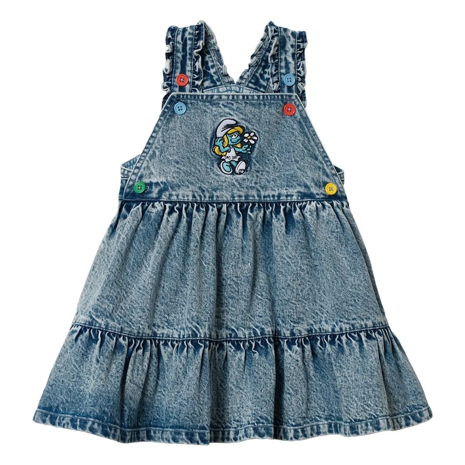 Goldie + Ace - Denim Elbise - Goldie + Ace x Schtroumpfs | Mavi
