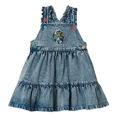 Goldie + Ace - Denim Elbise - Goldie + Ace x Schtroumpfs | Mavi