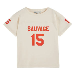 Emile et Ida - Organic cotton T-shirt Number | Ecru