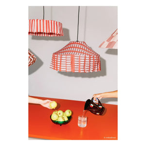 Nobodinoz - Nicole Mosaic lampshade | Red