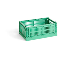 Hay - 100% Recycled Foldable Crate | Mint Green