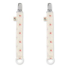 Konges Sløjd - Mirage Pacifier Clips - Set of 2 | Ecru