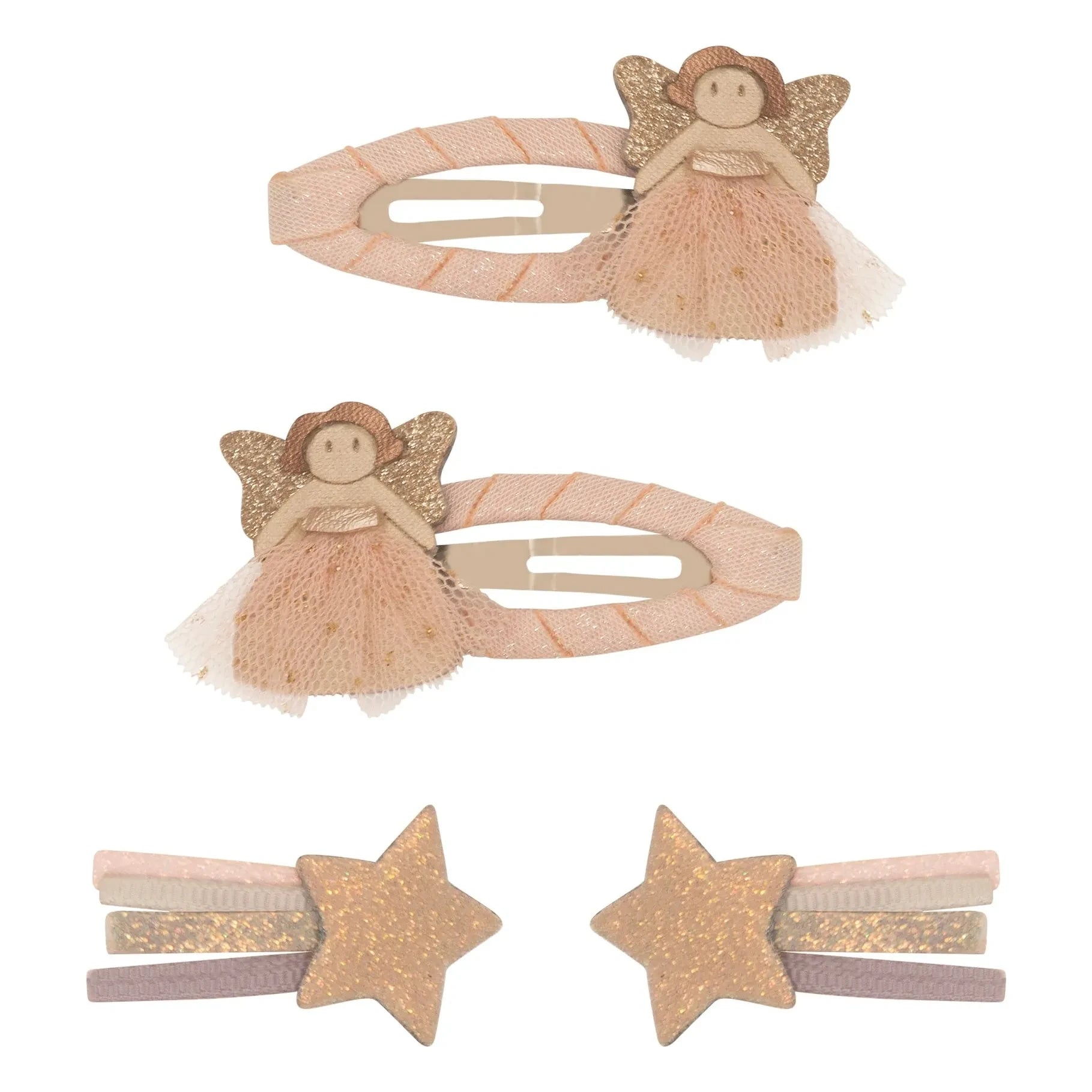 Mimi & Lula - 4-piece Fée Hair Clip Set | Pink