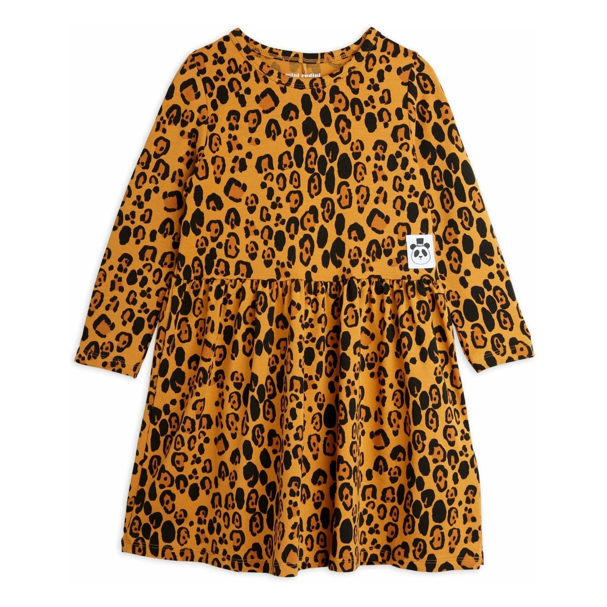Mini Rodini - Leopard Dress | Brown