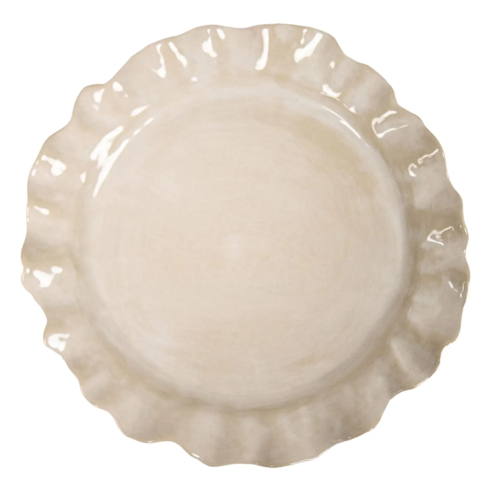 Olsson & Jensen - Valerie Stoneware Dessert Plate - Set of 4 | Cream