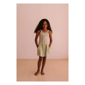 We Are Kids - Striped Room skirt Organic cotton | Pale Pink