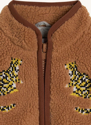 Stella McCartney Kids - Tigers Sherpa Ceket | Camel