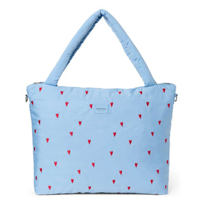Studio Noos - Puffy Hearts baby care bag | Light blue