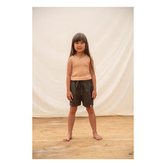 Matona - Organic Cotton Waffle Tank Top | Peach