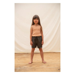 Matona - Organic Cotton Waffle Tank Top | Peach