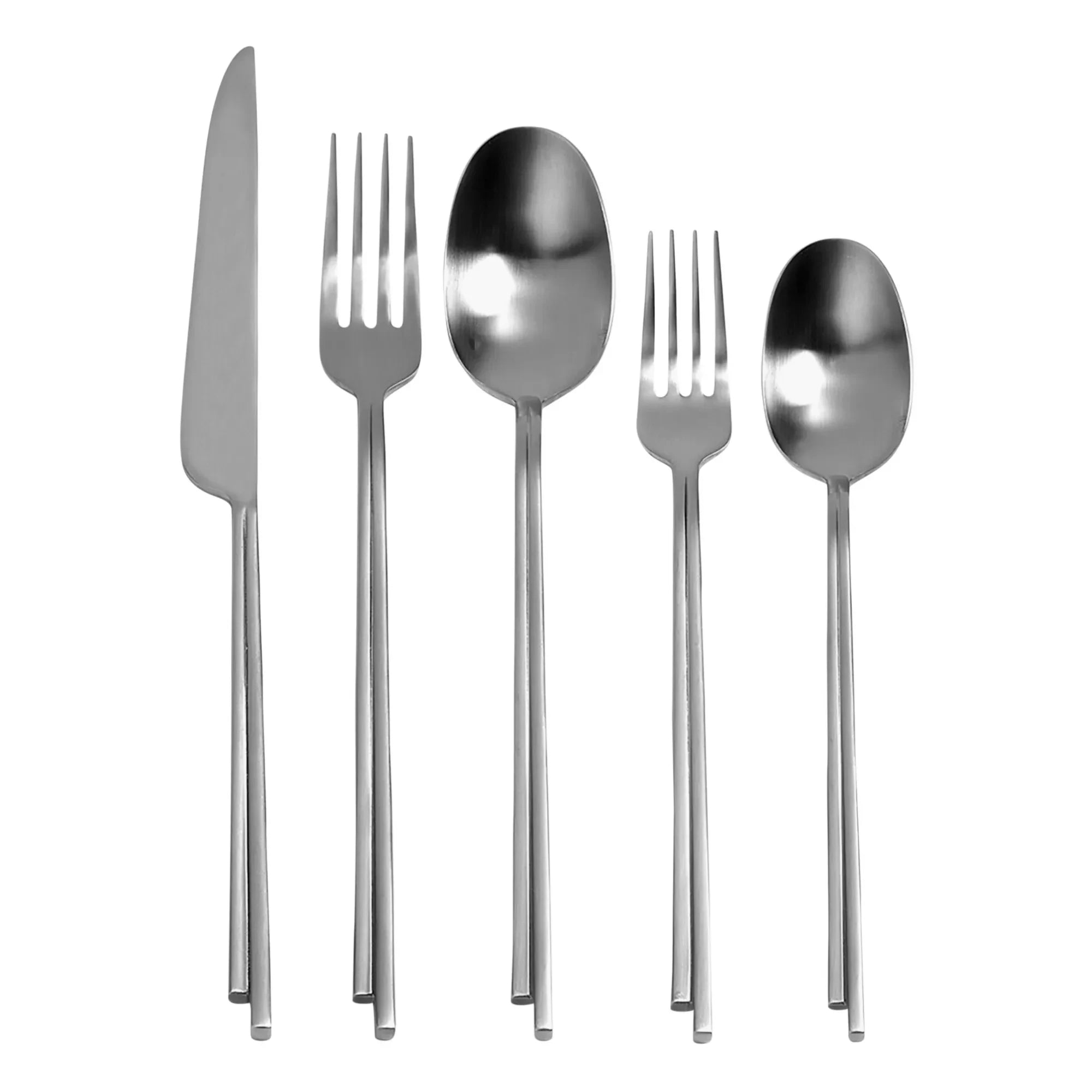 Serax - 5-Piece Fork, Spoon, and Knife Set, Kelly Wresler | Silver