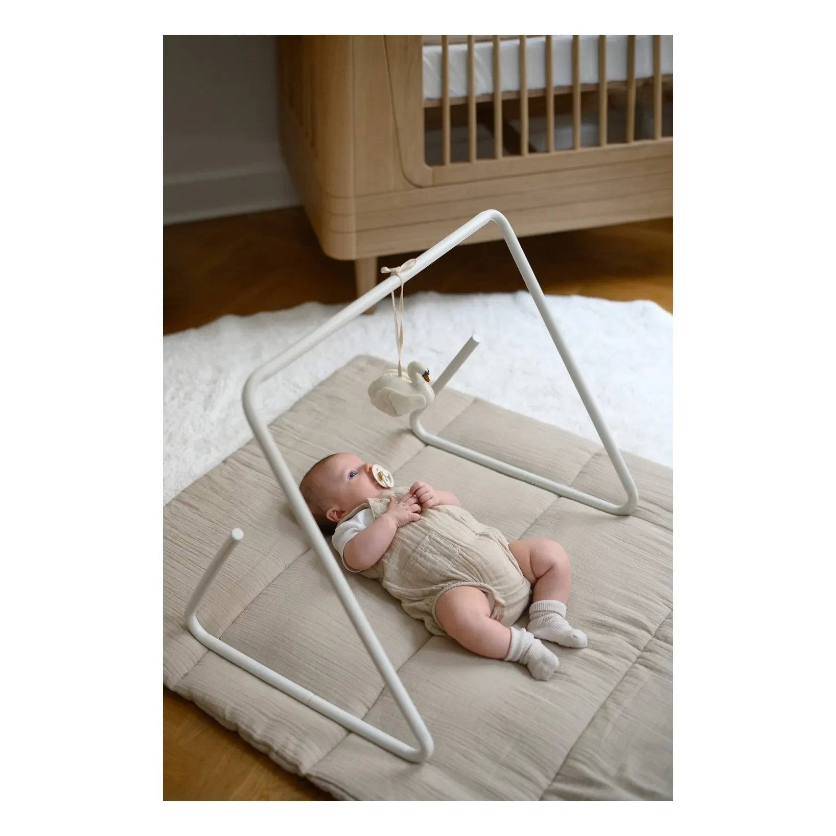 We Are Bitte - Organic Cotton Muslin Play Mat | Latte