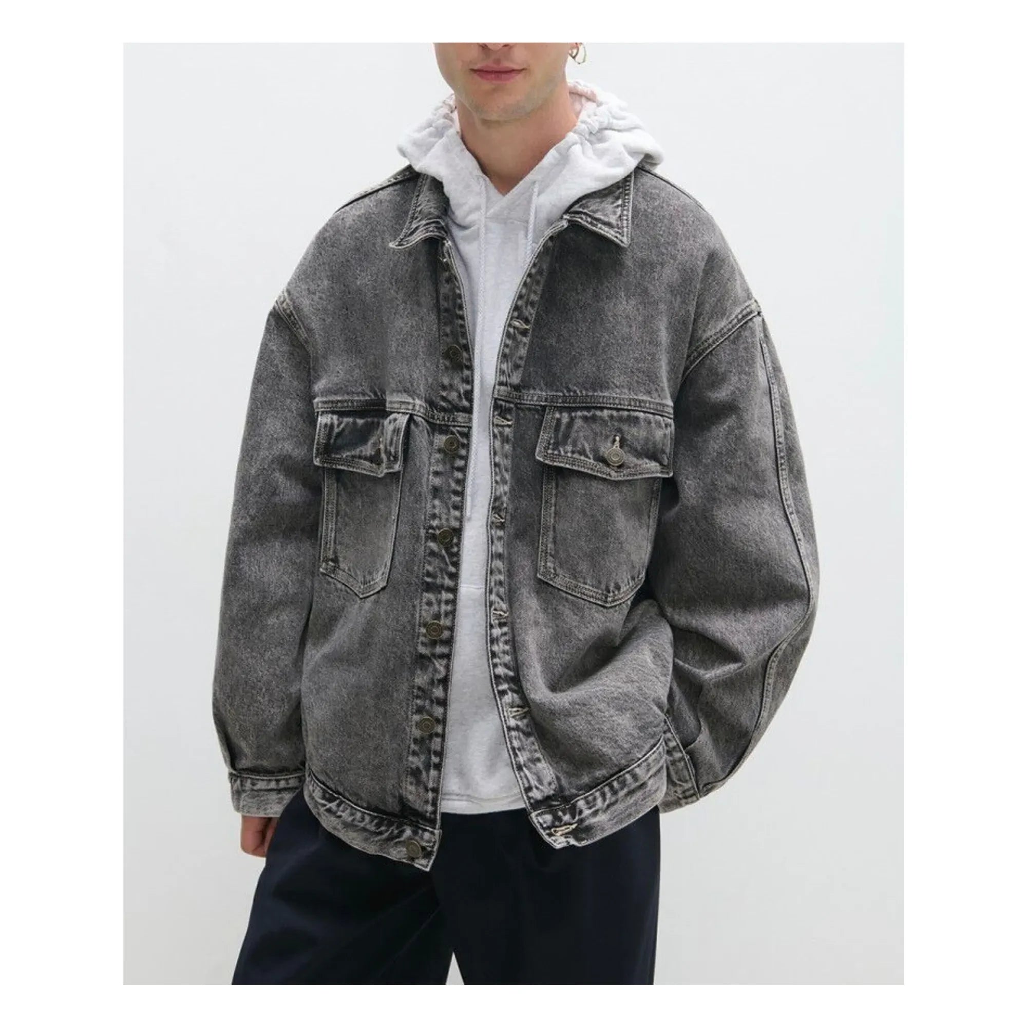 American Vintage - YopDay-B Pamuk ceketler | Koyu heather gri