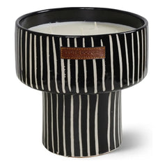 Côté Bougie - Zebra Patterned Coupe | Mandarin Majorelle