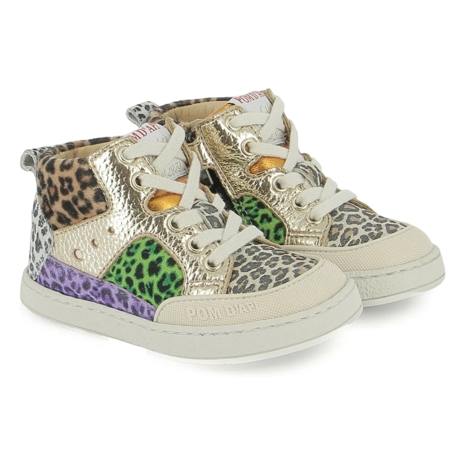Pom d'Api - Bump Velvet Mousse Sneakers | Gold