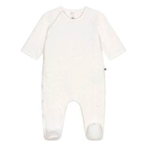 Petit Bateau - Organic Cotton Sleeper Pajamas | White