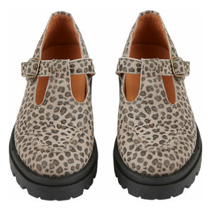 Emile et Ida - Leopard Leather Loafers | Dark brown