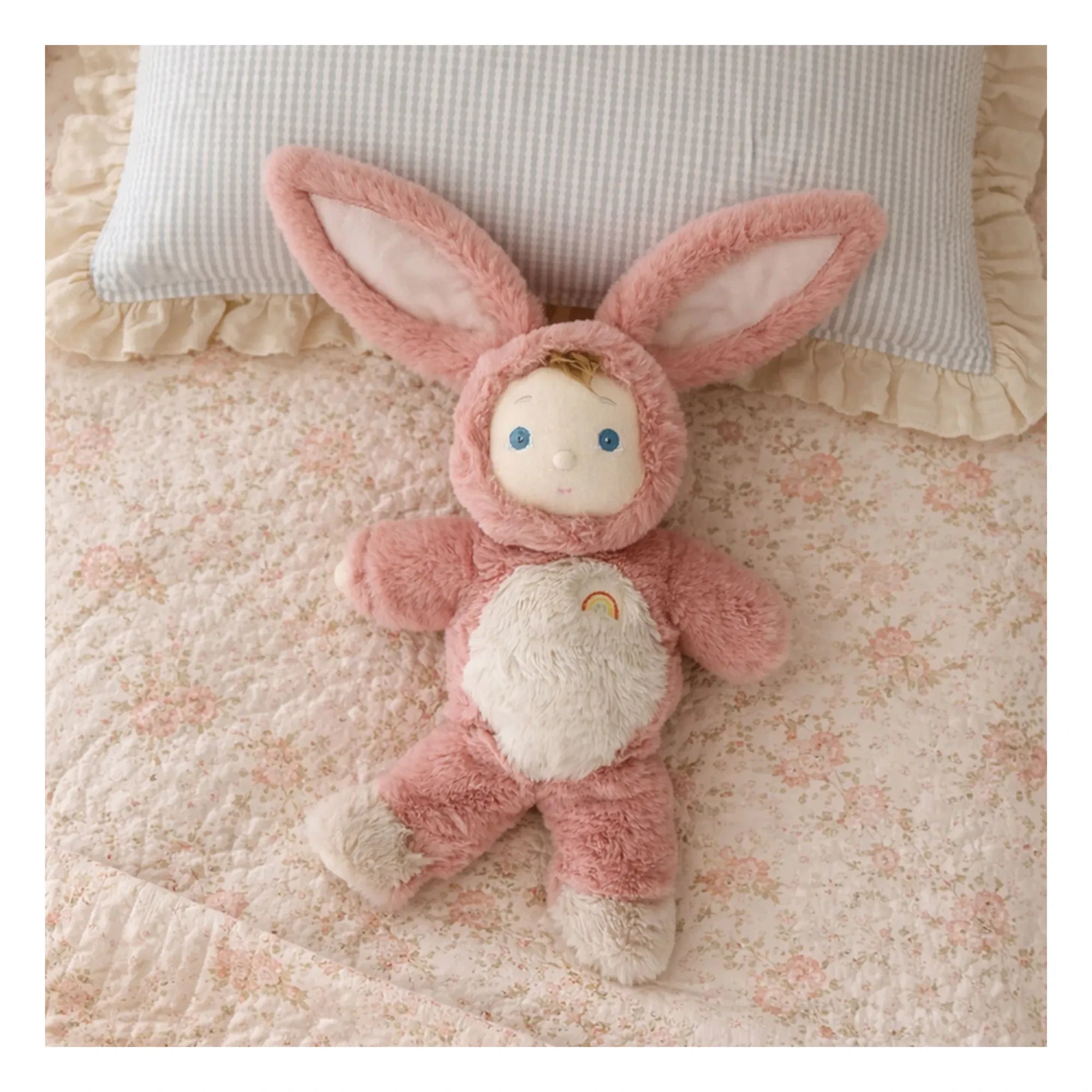 Olli Ella - Cozy Day Dinkum Bunny Baby | Pink