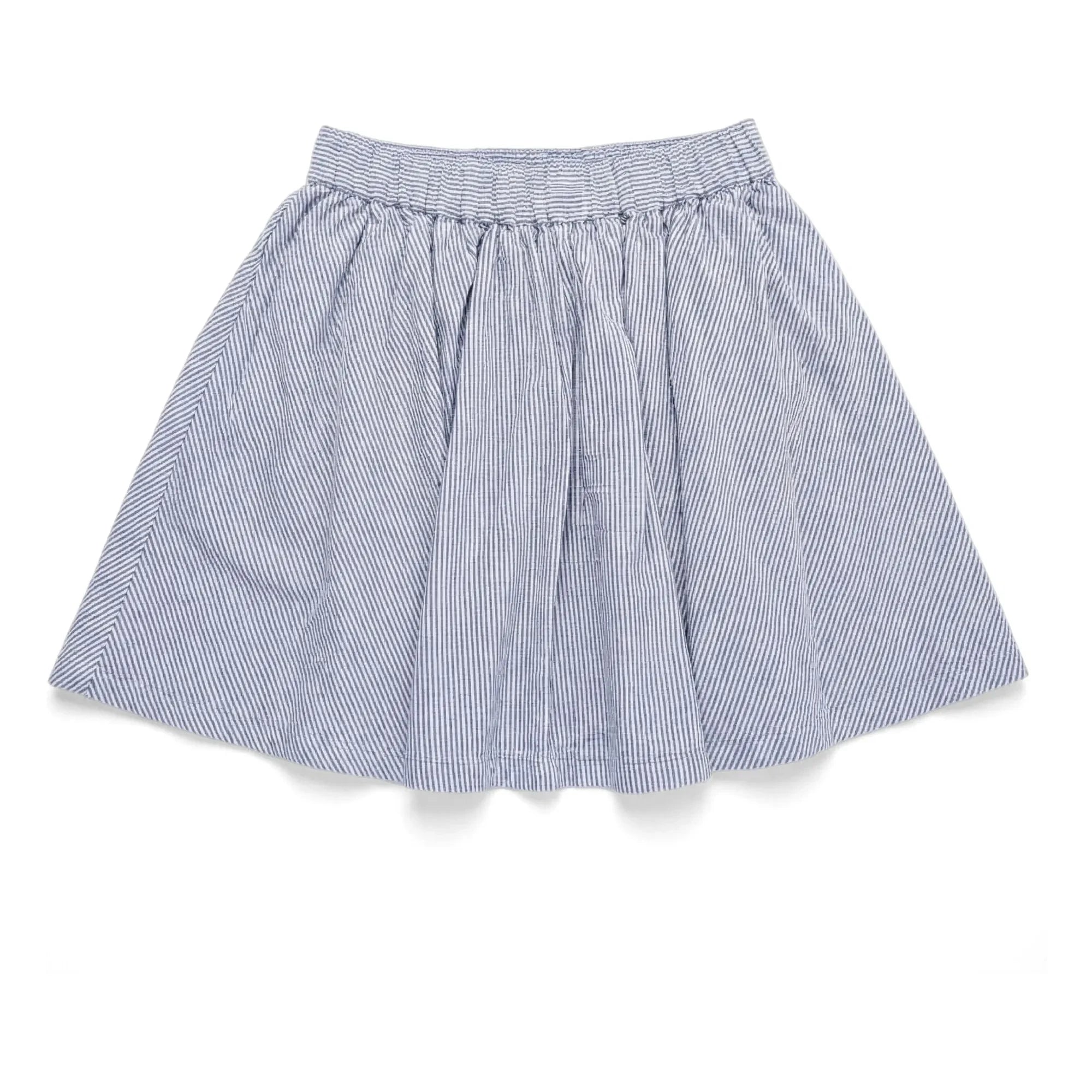Smallable Kid - Melody Striped Skirt | Royal blue