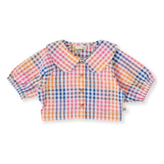 Goldie + Ace - Goldie+Ace x Smallable Exclusive - Beatrice Vichy Blouse | Pink