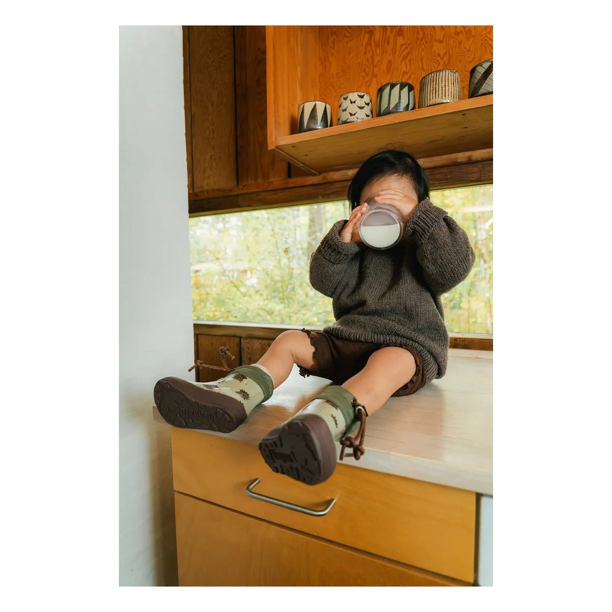 bisgaard - Barefoot Hedgehog Rain Boots | Brown