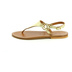 K.Jacques - Dionysos Lamé Sandals | Gold
