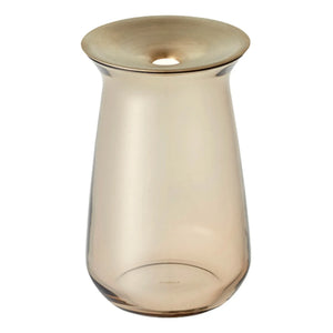 Kinto - Luna Glass Vase | Brown