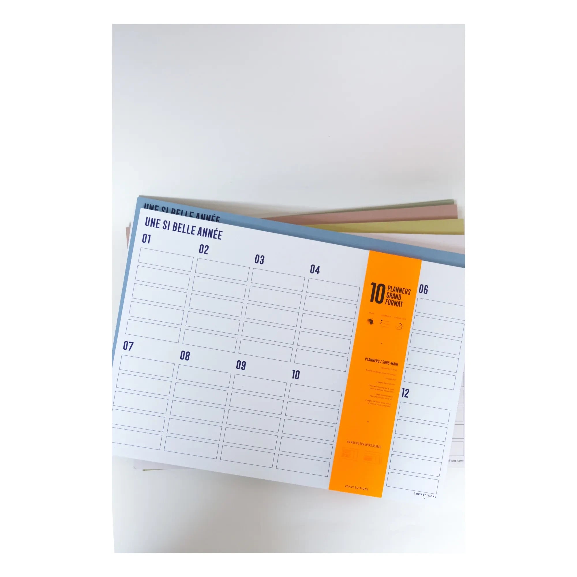23heures59 éditions - Desk Mat | Blue