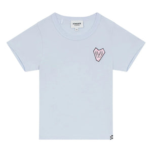Finger in the nose - Enid Organic Cotton T-shirt | Steel