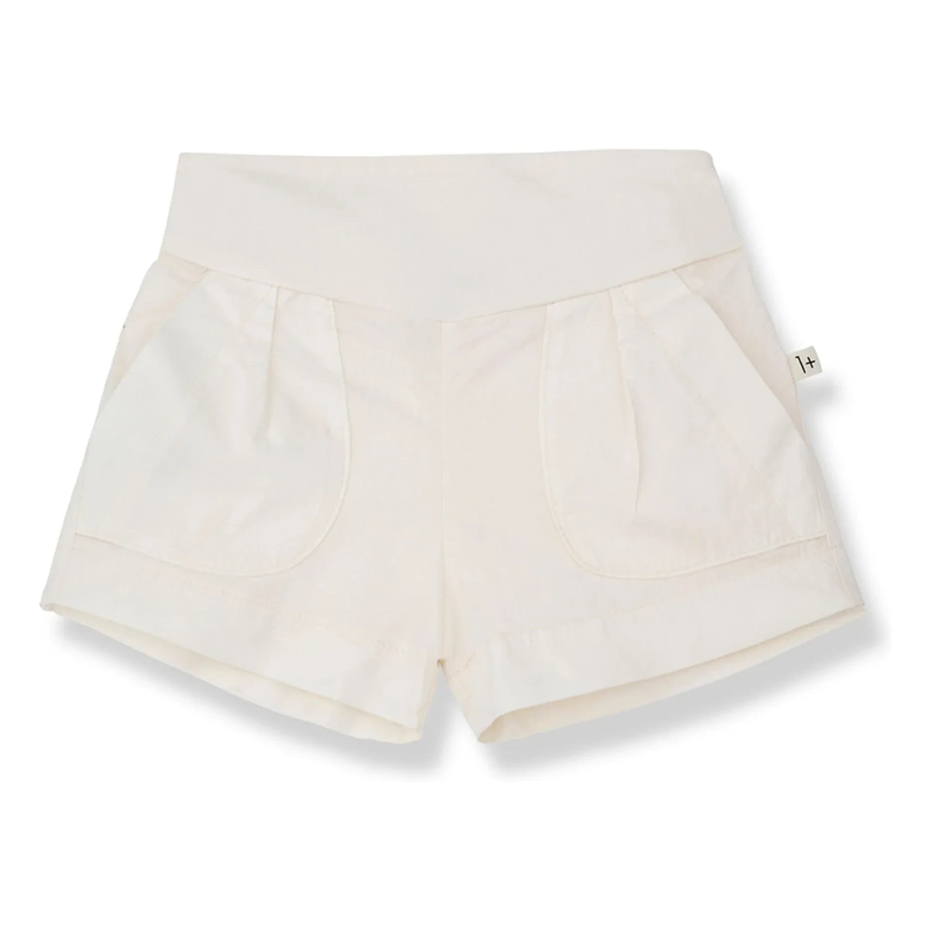 1+ in the family - Short Llonga Poplin | White