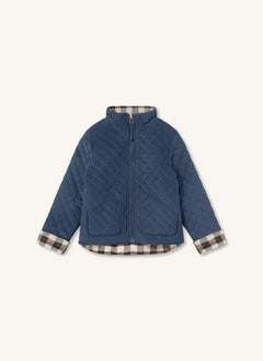 Fliink - Herman Quilted Coat | Navy