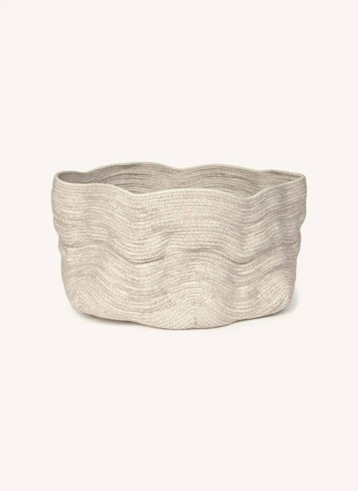 Lorena Canals - Stone-Washed Storage Basket | Ecru