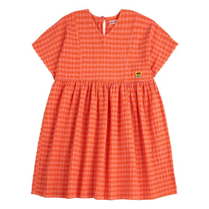 Bobo Choses - Checked Dress | Coral