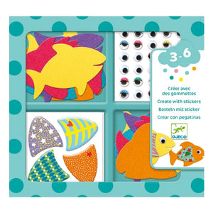 Djeco - I Love Fishes Stickers