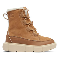 Sorel - Explorer III Bağcıklı Junior Su Geçirmez Botlar | Camel