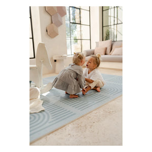 Toddlekind - Linear Modular Play Mat | Gray Blue