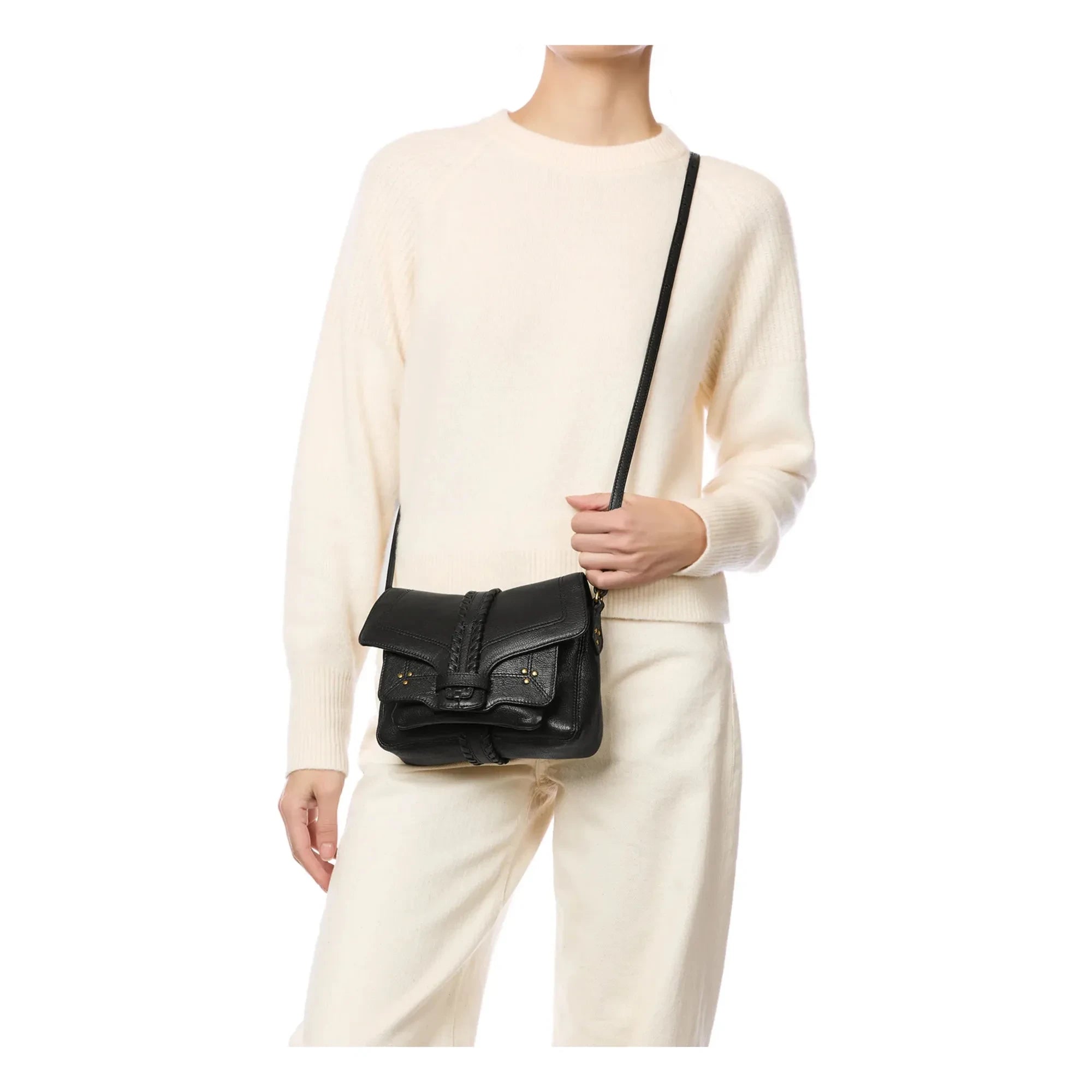 Jérôme Dreyfuss - Harry S Bag Chèvre Grainé | Black