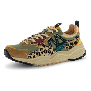 Flower Mountain - Solin Suede and Nylon Sneakers | Brown
