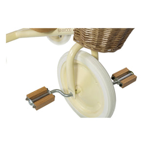 Banwood - Metal and Wooden Three-Weeler Bicycle | Cream