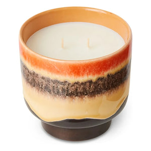 HKliving - 70s Ceramic Candle | Orange