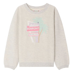Bonpoint - Tayla Organic Cotton Sweatshirt | Heather Grey